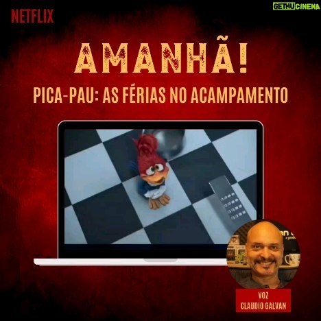 Claudio Galvan - 0.9K Likes - ⚠️ É AMANHÃ!
Estreia amanhã, na Netflix, "Pica-Pau: As Férias no Acampamento!
Uma emoção sem tamanho poder dublar o Pica-Pau que eu assisto e admiro desde criança! São aquelas surpresas que só a dublagem nos proporciona! 😍🙏🏻
Confira "Pica-Pau: As Férias no Acampamento" na Netflix! 😉👏