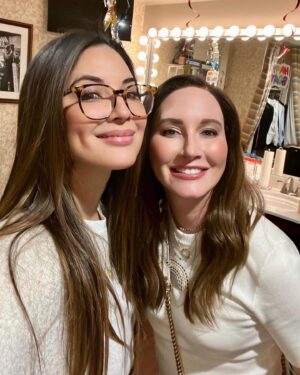 Clea Shearer Instagram - Two years ago to the day with my beautiful friend and fellow breast cancer survivor @oliviamunn 🤍 I was fully bald at this point, but threw on a wig to see @johnmulaney’s show in Nashville. We didn’t know at this point that we would share a breast cancer journey. Olivia was with me every step of the way through treatment, and we never guessed it would be my turn to repay the love so soon. You are an absolute WARRIOR, @oliviamunn, and I continue to be grateful to have you in my life! LOVE YOU 🤍