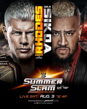Cody Runnels Instagram - Undisputed WWE Champion @americannightmarecody puts the title on the line against The Bloodline’s @solosikoa at #SummerSlam!