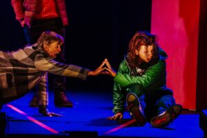 Colton Gobbo Instagram - The Curious Incident of the Dog in the Night-Time.

what an absolute blessing this show has been. and what a joy to work with my friends, new and old! i’m so friggin’ lucky. 🐶
we have 4 shows left. get your tickets! xo

Directed by Jeannette Lambermont-Morey (@lambermorey).
Set and Lighting by Nick Blais (@nblaisdesign).
Costumes by Laura Delchiaro.
Sound Design by Michel Laforge (@michellaforge).
SM’d by Morgan Cook (@morgmcook).
Photos by Juan Echavarria (@juanlacentral).
@yestheatresudbury @sudburytheatre