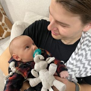 Colton Gobbo Instagram - the highlight of 2022! 💙
@shelbygobbo and @spenyrandybrown brought this handsome fella into the world 8 weeks ago. it’s hard to believe he’s already saying things like “I wanna be an actor!” and “You’re my favourite uncle!”. he’s very advanced.
#Stratton #StratManFighterOfTheNightMan
