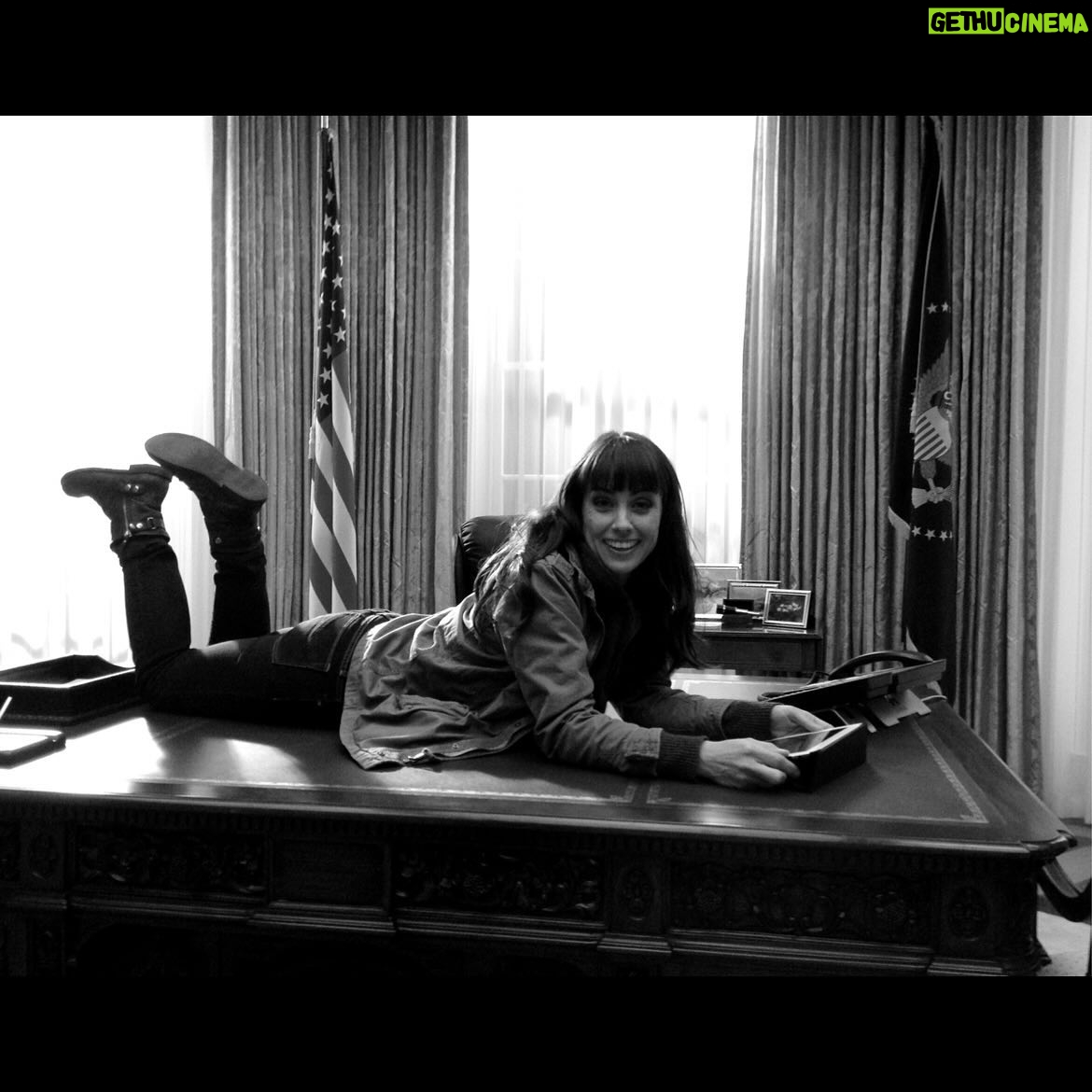Constance Zimmer - 1.3K Likes - The #answerthecall last night made me giddy with HOPE! The donations are still coming in, we are at over $8 MILLION raised so farā¦I will be back on the next call this Sunday when ALL WOMEN UNITE for @kamalaharris! Hereās a #fbf for how I spent my time in the Oval Office (on the set of it anyway). #houseofcards #janineskorsky #answerthecall2024