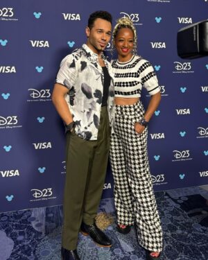 Corbin Bleu Instagram - Had a blast at @disneyd23! It was amazing to reconnect with old friends and see the new generation of Disney Channel stars shining bright. And of course getting to do anything with @_moniquecoleman is always a treat❤️