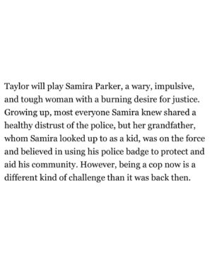 Courtney Taylor Instagram - Parker, reporting for duty 🫡. Can’t wait to get started with this amazing cast and crew! Excited to be apart of the @boschamazon universe and help bring these characters to life! 🥹 Thank you @deadline for highlighting me!! 🥹🥹🥹