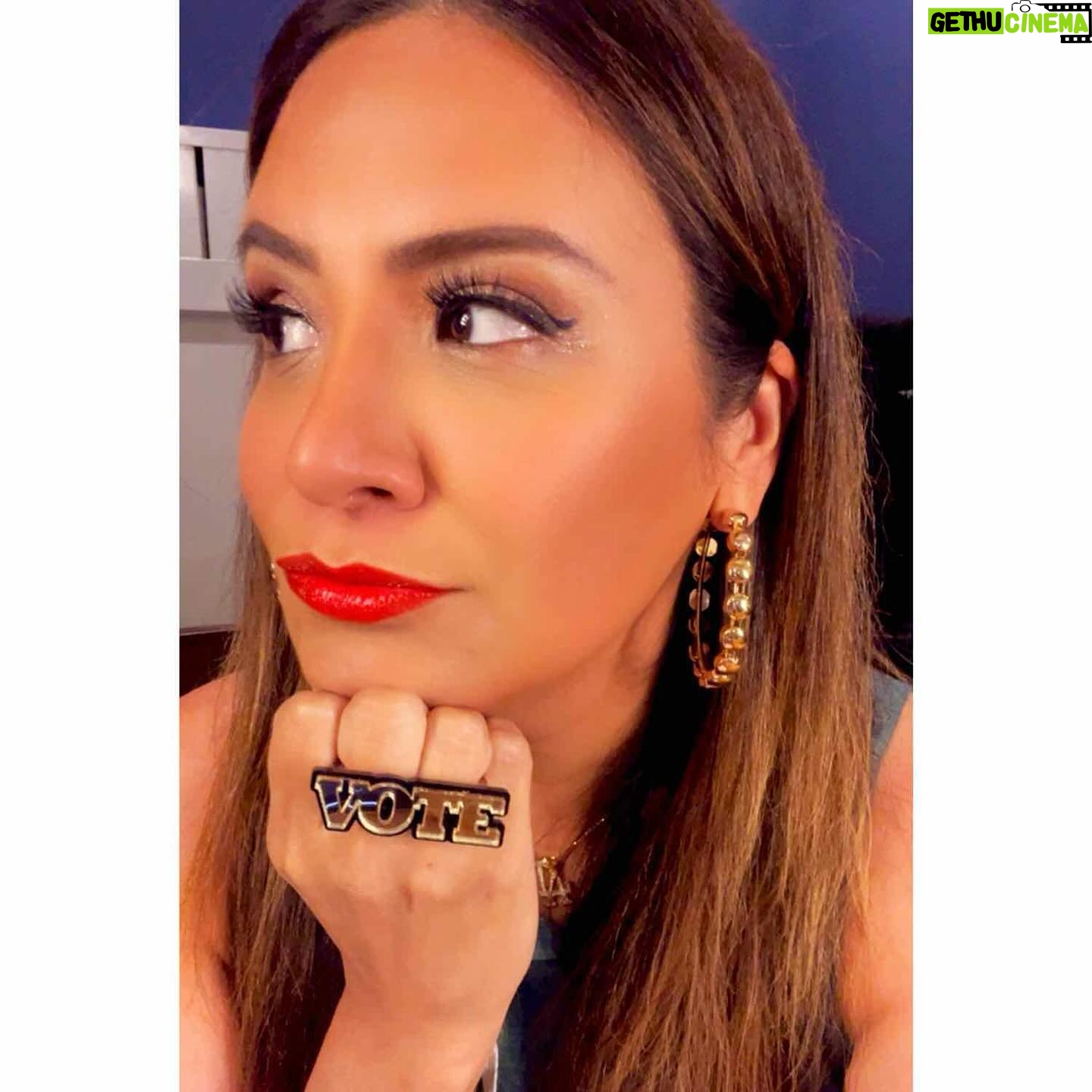 Cristela Alonzo - 3K Likes - I’ve owned this ring for so long. It’s a custom I got done @melodyehsani years ago.
I have so many pieces that say VOTE and I bust them out a lot during election times. Thank you, Palm Springs. I’ve never played the city before. Can’t wait to be back in the area. I had people drive from LA to this show. Trust me, I would LOVE to play LA…I just need to find a theatre that works for me. I know there’s a ton of places but just because there are, doesn’t mean that I can play them. All happens when it’s supposed to.