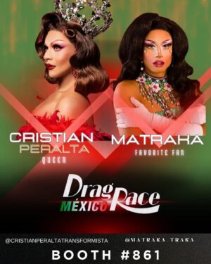 Cristian Peralta Instagram - Rumbo a los Ángeles California! Para la exposición Drag más importante de el mundo! Con gran emoción, alegría, nervios pero bien preparados! A todos los fan estoy súper feliz de compartir box con mi hermana @matraka_traka  Fan Favorite y un servidor @cristianperaltatranformista Reina de @dragracemexico! En gran representación Mexicana, BOX 861!!! Mi gente latina, Mexicanos, mundo , universo. ESTÁN LISTES! @rupaulsdragcon @dragracemexico @wowpresentsplus @worldofwonder #dragrace #dragcon2024 #rupaul #rupauldragrace #dragracemexico #queendragrace #cristianperaltatransformista