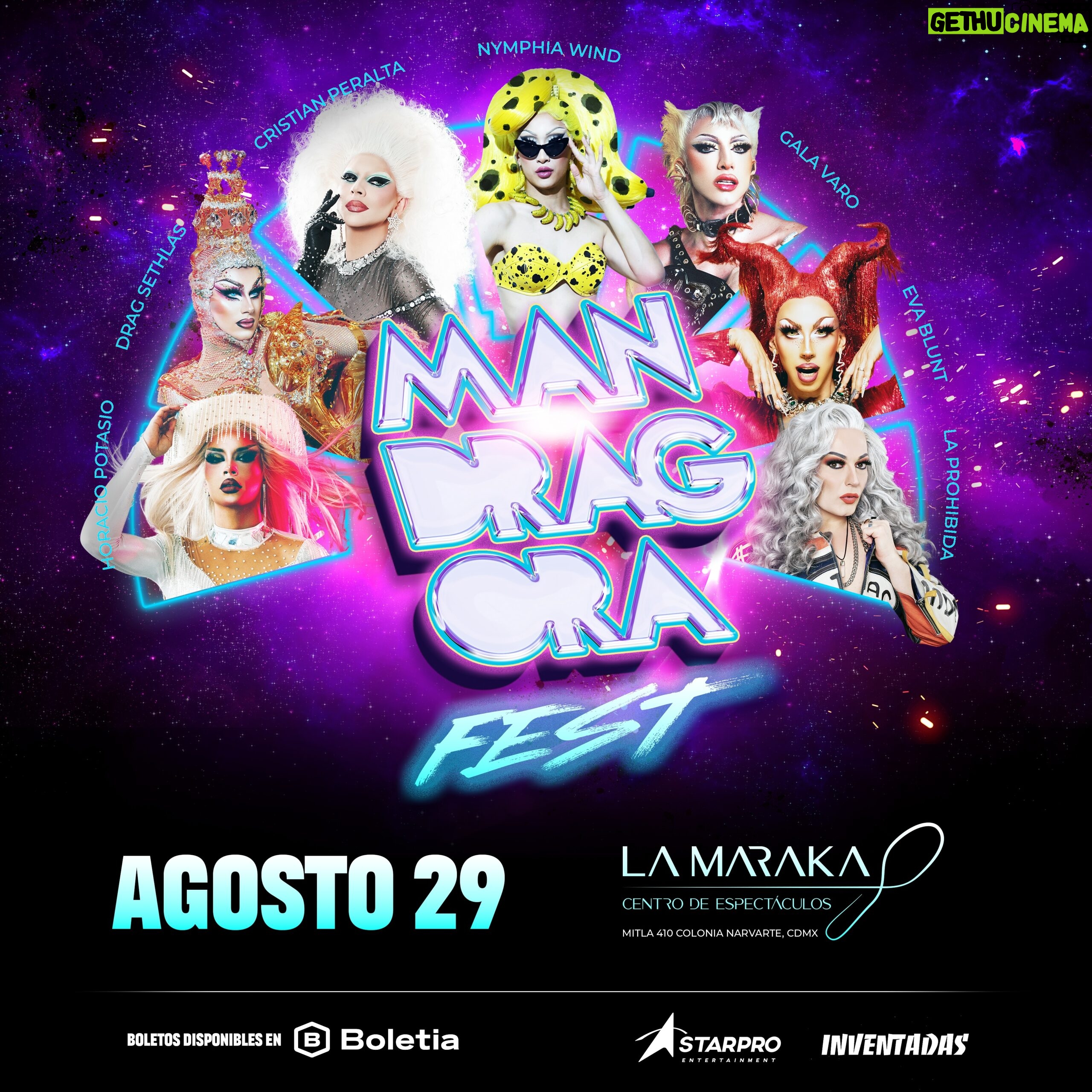 Cristian Peralta - 1.9K Likes - 🚀 MANDRAGORA FEST 2023 🪐 AGOSTO 24 @salonlamaraka #CDMX
MEET&GREET DISPONIBLE 📸
Conoce a todas las reinas en una oportunidad única en su tipo adquiriendo tu boleto 🎫M&G🎫 (no incluye entrada al show) a través de @boletia 💫
Link de venta: mandragorameet.boletia.com