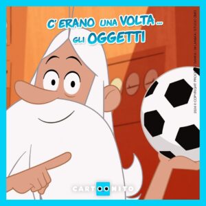 Cristina D'Avena Instagram - Hai mai pensato a quante storie nascondono gli oggetti con cui abbiamo a che fare ogni giorno? Un pallone da calcio ⚽️ un libro 📖 una tavoletta di cioccolato 🍫
Ogni oggetto ha qualcosa da raccontare, scopriamoli insieme al Maestro, nella nuova serie in Prima TV Assoluta #CEranoUnaVoltaGliOggetti, dal 26 agosto su #Cartoonito! 

P.S.: Ehi! Hai già ascoltato la sigla cantata dall’incredibile @cristinadavenaofficial? 🎤 Ascoltala sulla #CartoonitoApp!

@cera_una_volta_hello_maestro #HelloMaestro