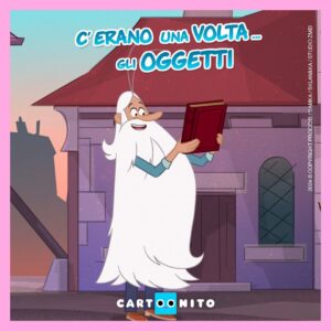 Cristina D'Avena Instagram - Hai mai pensato a quante storie nascondono gli oggetti con cui abbiamo a che fare ogni giorno? Un pallone da calcio ⚽️ un libro 📖 una tavoletta di cioccolato 🍫
Ogni oggetto ha qualcosa da raccontare, scopriamoli insieme al Maestro, nella nuova serie in Prima TV Assoluta #CEranoUnaVoltaGliOggetti, dal 26 agosto su #Cartoonito! 

P.S.: Ehi! Hai già ascoltato la sigla cantata dall’incredibile @cristinadavenaofficial? 🎤 Ascoltala sulla #CartoonitoApp!

@cera_una_volta_hello_maestro #HelloMaestro