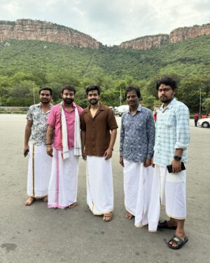 D Gautham Krishna Instagram - Om Namo Venkatesaya… 🛕
As our movie post-production is almost done here at Tirumala With my SOLOBOY team… ✨
Starting promotions soon… Need all your blessings !
#gauthamkrishna #soloboy #tirumala #ttd #omnamovenkatesaya #sevenhills #lordbalaji 🙏