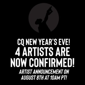 D-Nice Instagram - Oh, New Year’s Eve in Los Angeles is about to be crazy at Club Quarantine Live!!! I’ve locked in 4 artists already! Waiting on a few more confirmations. I’ll be announcing on Thursday at 10am PT on my instagram live. 

We are going to start 2025 off the right way! Set a reminder for the announcement! Tickets are available now. Link in bio. 

BrandNice x @LAPhil #CQNYE