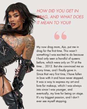Dahlia Sin Instagram - Meet #AnoesesPersona, drag performer, participant of RuPaul’s Drag Race, tattooed beauty doll™️ @dahlia_sin ❤️‍🔥

In this series, we aim to capture various experiences from the k^nky scene to appreciate how diverse and unique each person’s s$xuality is.