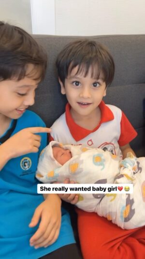 Daler Yusuf Instagram - My princess Amira really wished for a baby girl💔😭
.
Cc @sokina14_16