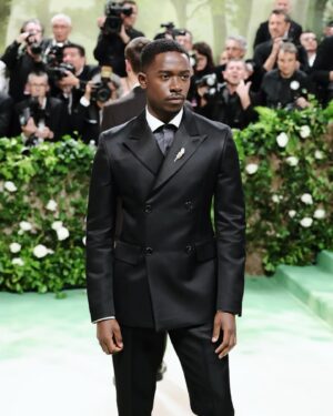 Damson Idris Instagram - King Charming 🥀

#MetGala
@prada 
@bulgari