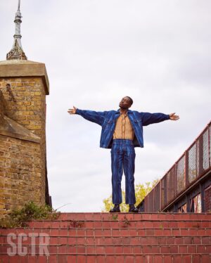 Damson Idris Instagram - Peckham. South East London.

“Sometimes, you just have to look back at your past and smile at how far you have come.”

@sctr.co.uk 

📸: @hbsauce14 
Writer : @vivianiroanya 
Stylist: @carlottaconstant 
CD: @keefjustkeef 
HMU: @lucythomasmua