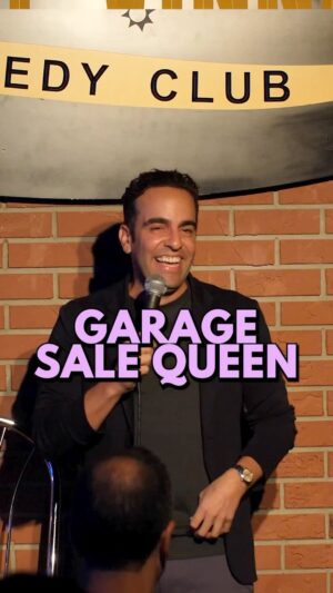 Dan Ahdoot Instagram - Some things, you don’t buy from a garage. #comedy #standup #crowdwork #airbnb