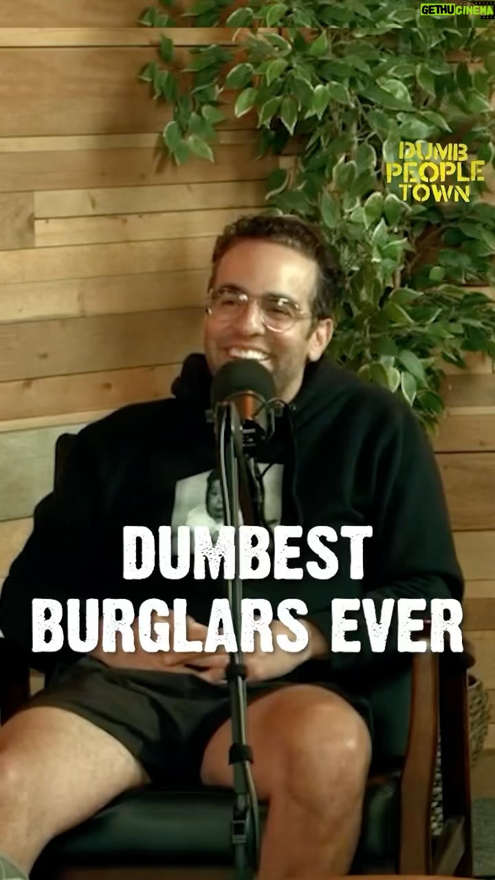 Dan Ahdoot - 168 Likes - When the burglars call the cops to help them move the stuff they are stealing you know you are in @dumbpeopletown. The hilarious @danahdoot joins us and @danielvankirk to figure out why. #dumb #people #town.
