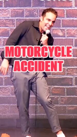 Dan Ahdoot Instagram - RIP her right side

#crowdwork #standup #comedy #motorcycles #motorcycleaccident #danahdoot #falafelphil #kickinit #cobrakai