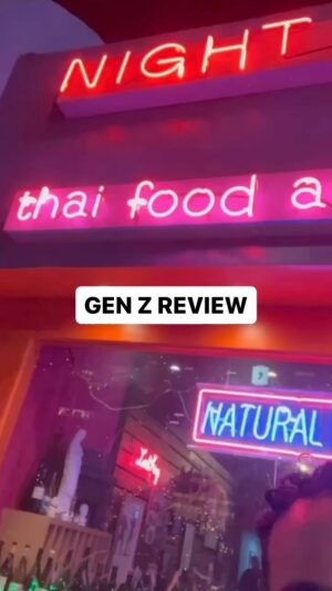 Dan Ahdoot Instagram - Gen Z Restaurant Review: Night   Market

#genz #thaifood #foodreview #danahdoot #kickinit #disney #falafelphil #leohoward