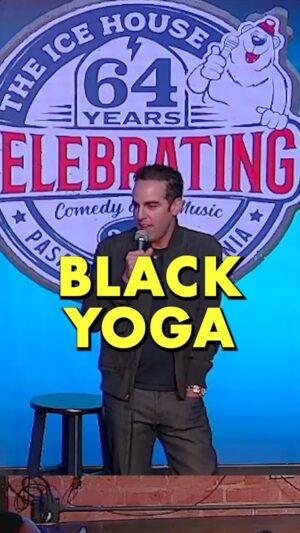 Dan Ahdoot Instagram - Downward facing dawg #standup #comedy #yoga #crowdwork #standupcomedy