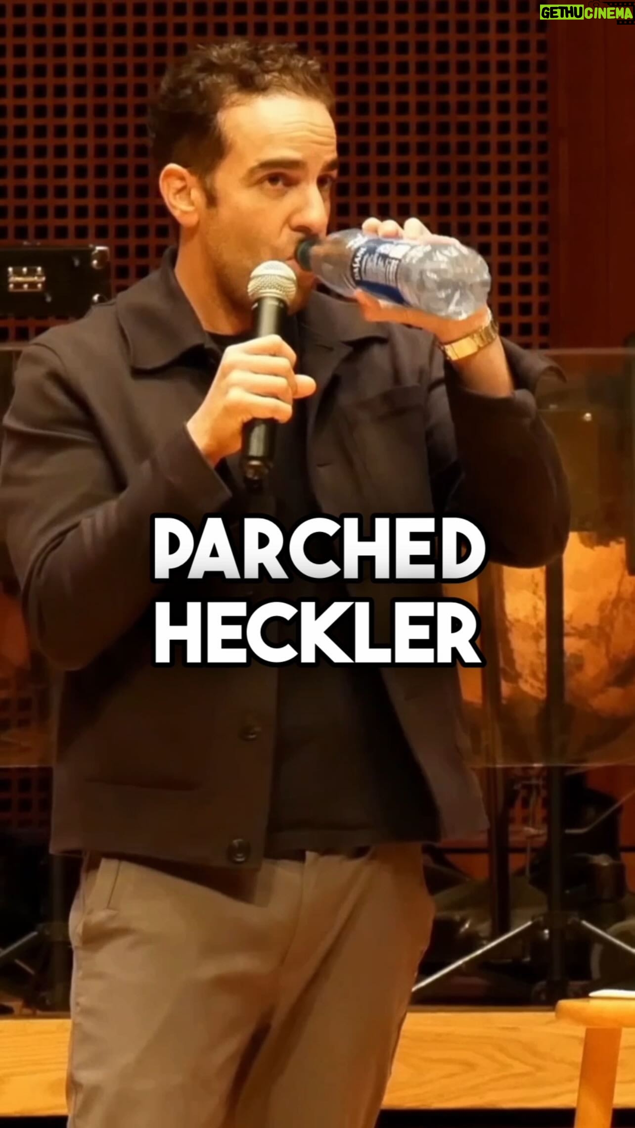 Dan Ahdoot - 413 Likes - Don’t give this guy a thesaurus. It would INFURIATE him.
#parched #thirsty #water #heckler #comedy #danahdoot #falafelphil #kickinit #cobrakai