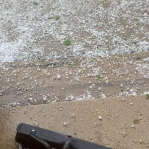 Dan Donegan Instagram - Holy Hail Storm!!!!! That came fast