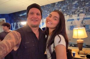 Dan Donegan Instagram - So much fun playing @rupp_arena where my daughter @mayadonegan  goes to school @universityofky and having my son @justin.donegan fly in with his mom @nicdonegan to be a part of it. Always special memory to see my kids watching us. ❤️ @disturbed  #holdontomemories #takebackyourlifetour2024 #gocats #universityofkentucky #rupparena  #disturbed 📸 @britt_bowman