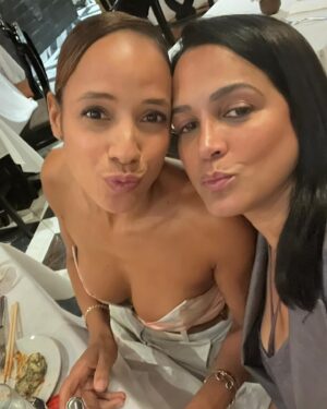 Dania Ramírez Instagram - Dominicanas de pura cepa! Dominican women making moves.  #orgullodominicano 🇩🇴🙏🏽🌟🫶🏽Las adoro de Corazón. ♥️ Estábamos de rumba en @laramblard 🔥