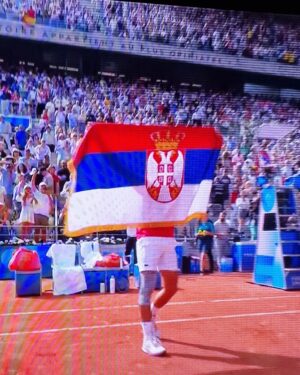 Danica Maksimović Instagram - OLYMPIC GOLD 
NOVAK ĐOKOVIĆ ❤️🏅💪🙏✨️
@djokernole
