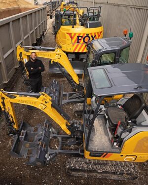 Daniel Ashville Instagram - Its with great pleasure I announce the the launch of Ashville Plant Hire
•
Plant Hire is the final piece in the jigsaw which allows @thisisashville to provide a complete construction supply chain solution
•
We have teamed up with @foxbrothersltd & @bwplanthire to offer a portfolio of over 5,000 machines
 •
The machines are easily recognisable with the combined logos of both @thisisashville and @foxbrothersltd 
 •
We continue to grow the business thanks to the hard work of the @thisisashville team. I would like to thank our customers for their loyalty and support, and everyone who continues to follow our journey #planthire #newbusiness #onwardsandupwards
 •
#captainofindustry #maverick #construction #haulage #wastemanagement