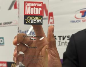 Daniel Ashville Instagram - Thank you to @commercial_motor for the “Champion of Industry” award 2023
•
I would like to congratulate and thank everyone at @thisisashville for all their hard work which makes everything possible
•
Bring on 2024!
•
#thankyou #onwardsandupwards #award