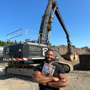 Daniel Ashville Instagram - Being on the front cover for a second time of a magazine that as a child I used to read in the news agents while being told “if you are not going to buy it put it back” is special for me 🙏🏾🙌🏽
•
Thank you to @commercial_motor for the feature in the July 2023 publication. This focuses on the new venture Ashville Plant Hire and the evolution of the Buisness since the last interview in Feb 2021.
•
#captainofindustry #maverick #construction #haulage #wastemanagement #thankful