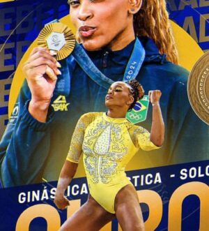 Daniele Hypólito Instagram - @rebecarandrade é Campeã olímpica 🔥🔥🔥🔥🥰🥰🥰🥇🥇🥇🥇🥇

#olimpiadas #gynastics #ginastica