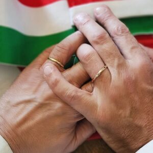 Danilo Bertazzi Instagram - .
Si! 🩵🩵👬
.
.
#justmarried 

#loveislove #weddingday