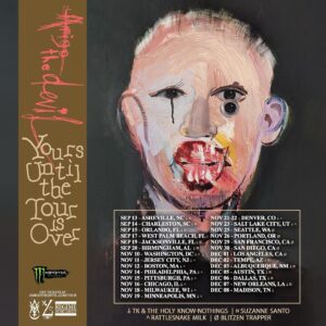 Danny Kiranos Instagram - Unveiling, ‘Yours Until the Tour is Over’…Thank you @blitzentrapper, @tkandtheholyknownothings, @rattlesnakemilk & @soozanto for cruising out with us on this one. Time to play some songs we never have before ❤️

Sign up at the link in bio for first access to our pre-sale [Wednesday, June 26 @ 10am local - Thursday, June 27 @ 10pm local]

General on-sale is this Friday at 10am local.

#yoursuntilthetourisover #yoursuntilthewarisover #monstermusic #monsterenergy