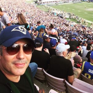 Danny Nucci Instagram - When in...The Coliseum? #rams #gorams #nfl #selfiesunday