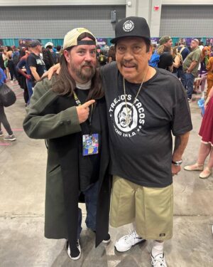 Danny Trejo Instagram - It was an epic weekend at @galaxyconraleigh. With legends @officialmichaeljai @erniehudsonofficial and the wheez @paulyshore! I always love making new friends and getting to spend time with my amazing fans! Thank you #GalaxyConRaleigh ⚔️