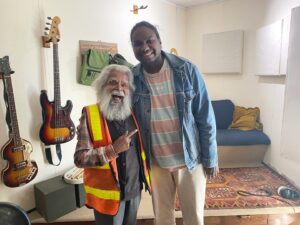 Danzal Baker Instagram - Uncle Jack Charles.
I feel a deep shock and sadness but so honoured to have spent meaningful time with a true hero, a true survivor who never let the weight of his experiences overshadow his positivity and light. 

Uncle Jack had a way with words, a way of truth telling that was truly unique, the second clip is from when we recorded ‘Survive’. Uncle listened to the song once and just began to talk about his experiences with survival, we captured this clip and audio about five minutes in, Uncle Jack continued to tell his story for another three hours, it was heartbreaking, inspiring and joyful all at once. Mostly, it was a real honour, a privilege and a day that I will always treasure. 

Rest peacefully in the Dreamtime Uncle.