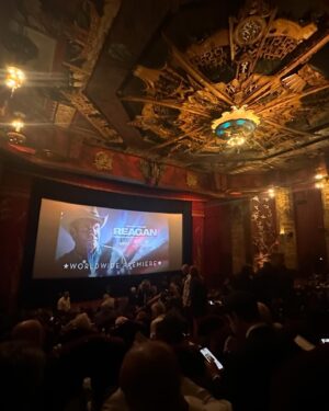Darci Lynne Farmer Instagram - What a joy it was to attend the world premiere for “Reagan.” It’s an honor to be apart of such an incredible film, and to be on the same screen as these phenomenal actors! It’s coming out in theaters August 30th, and my hope is for everyone to appreciate this movie as much as I do!!!