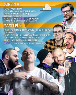 Dario Moccia Instagram - Ecco a voi il programma della maratona. Talmente tanta gente che ho finito i tag.
Divertiamochi!