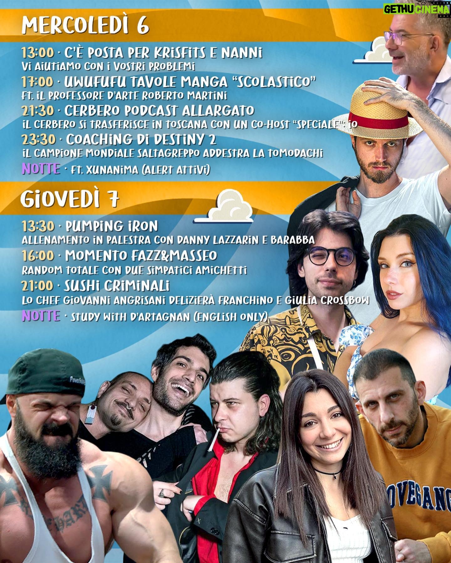 Dario Moccia - 39.4K Likes - Ecco a voi il programma della maratona. Talmente tanta gente che ho finito i tag.
Divertiamochi!