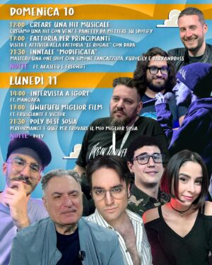 Dario Moccia Instagram - Ecco a voi il programma della maratona. Talmente tanta gente che ho finito i tag.
Divertiamochi!