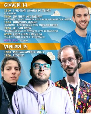 Dario Moccia Instagram - Ecco a voi il programma della maratona. Talmente tanta gente che ho finito i tag.
Divertiamochi!