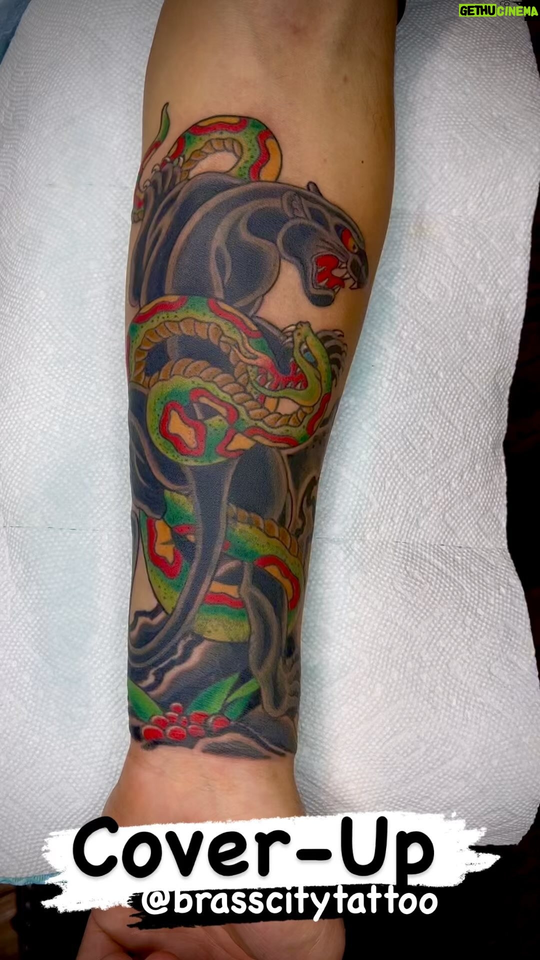 Darren Brass - 302 Likes - Cover-Up @brasscitytattoo …and b’bye … #workinprogress
