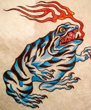 Darren Brass Instagram - Went through the sketchbooks and found some fun lil’ 💥bangers💥 that I’d love to tattoo on 👉🏼YOU … that’s right , that one’s for YOU … gimme a holler , DM, … @brasscitytattoo