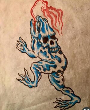 Darren Brass Instagram - Went through the sketchbooks and found some fun lil’ 💥bangers💥 that I’d love to tattoo on 👉🏼YOU … that’s right , that one’s for YOU … gimme a holler , DM, … @brasscitytattoo