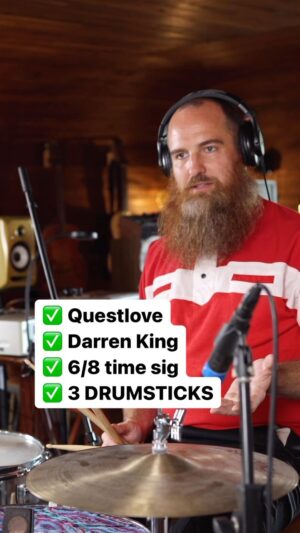 Darren King Instagram - In a clip from his new course, Darren King (@dkthedrummer) explains how @questlove inspired the 3-drum-stick groove in the MuteMath song, “Clipping.” This FULL DRUM LESSON is available on YouTube, and Darren’s 10-lesson course is available on JPBouvetMethod.com. Enter promo code KING for 30 days FREE. 
-
JPBouvetMethod.com
