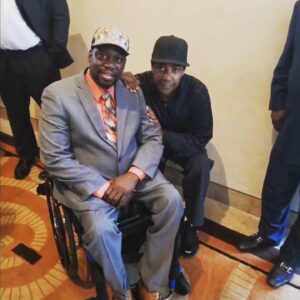 Daryl Mitchell Instagram - #denzelwashington & @darylchillmitchell chill at an event at @warnerbrostv