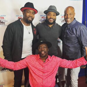 Daryl Mitchell Instagram - @atlcomedytheater @therealchrisspencer @malcolmjamalwar & @officialmichaeljai thank you guys for the love, and to chris, for putting me on stage.