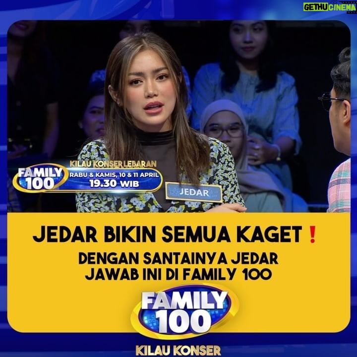 Daus Mini - 873 Likes - Gawat... @inijedar bikin semua kaget!! 💥 Dengan santainya Jedar jawab ini di family 100. 😆 Kira-kira apa ya jawabannya?
Saksikan #Family100KilauKonserLebaran MALAM INI pukul 19.30 WIB hanya di MNCTV.